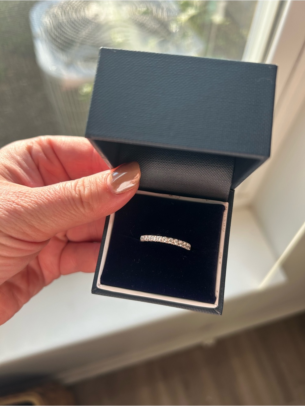 Blue Nile Lab Diamond Wedding Band